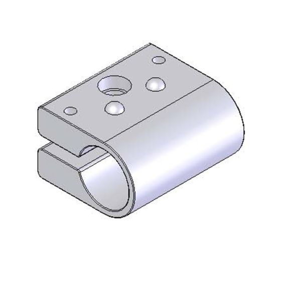 Klemme für justierbaren Handgriff