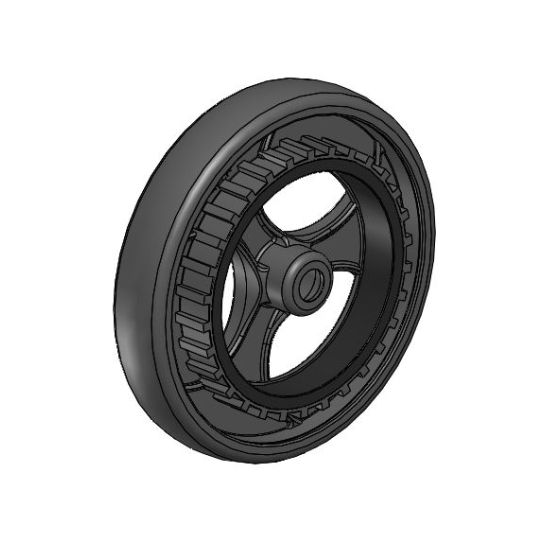 Grip-Hinterrad, schwarz, Stück