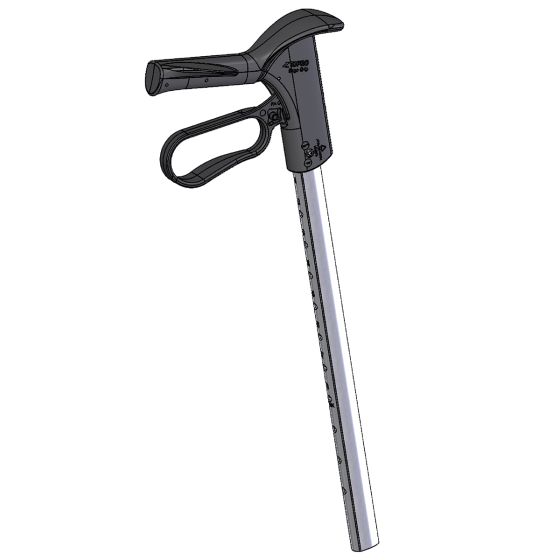Handgriff, ErgoGrip links, komplett, silber 32